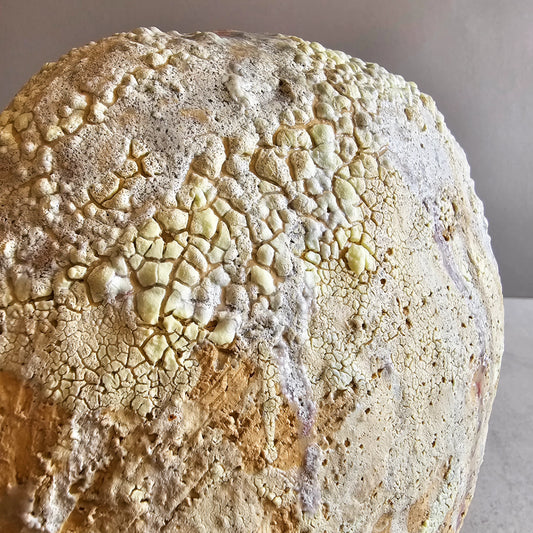 Pet / scultura in grès e smalti stratificati