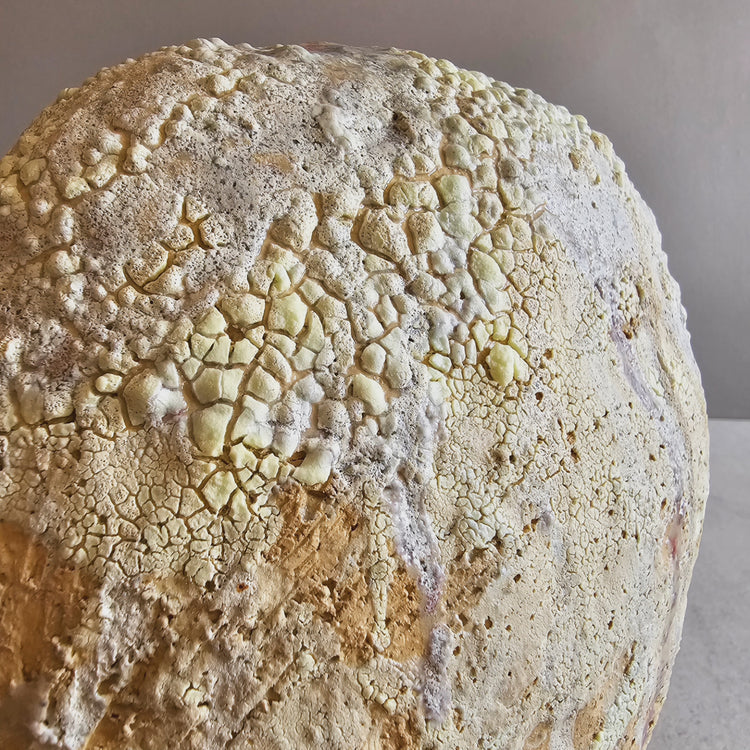 Pet / scultura in grès e smalti stratificati