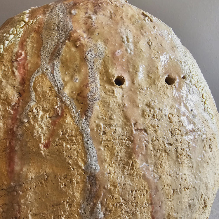 Pet / scultura in grès e smalti stratificati