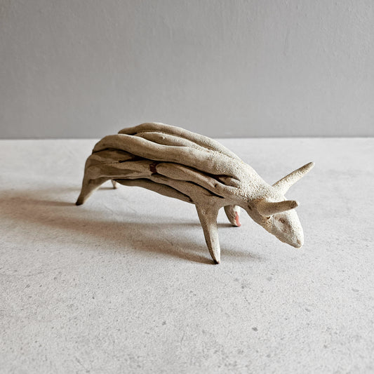 Animale / grès crema e smalti vulcanici (Copia)