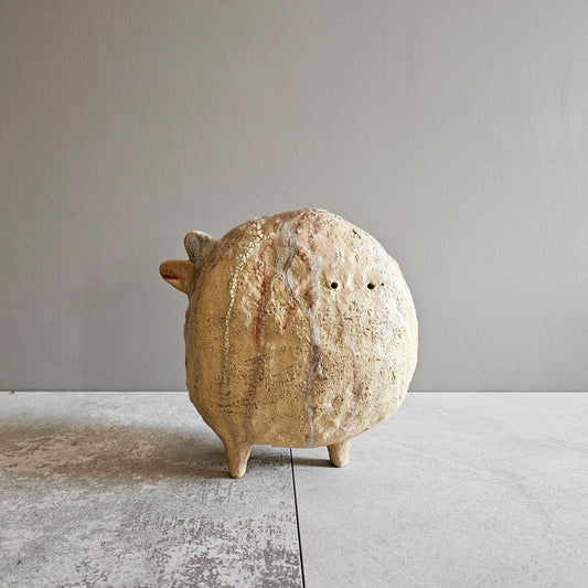 Pet / scultura in grès e smalti stratificati