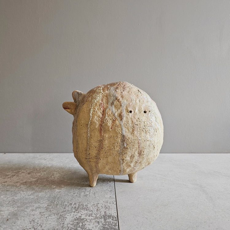 Pet / scultura in grès e smalti stratificati