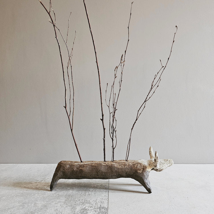 Animale / grès nero e smalti ossidati (Copia)