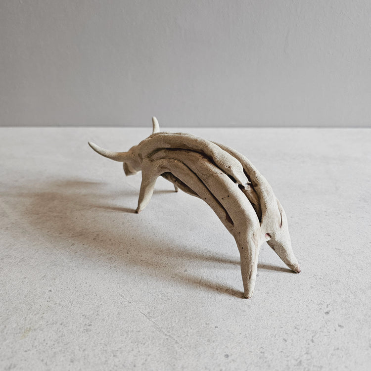 Animale / grès crema e smalti vulcanici (Copia)