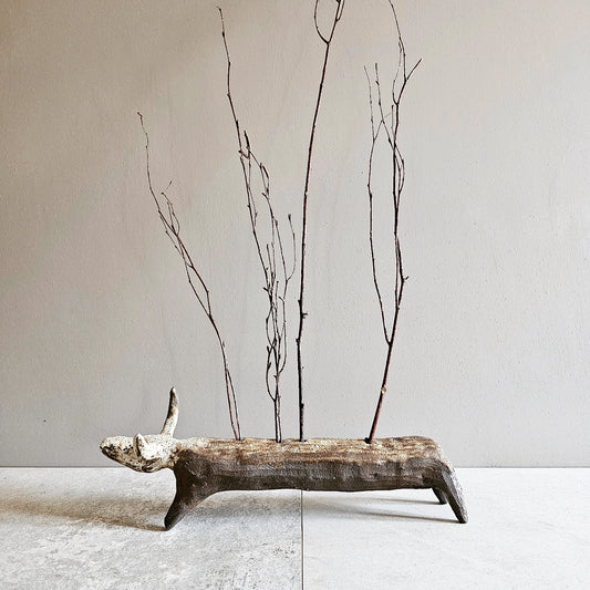 Animale / grès nero e smalti ossidati (Copia)