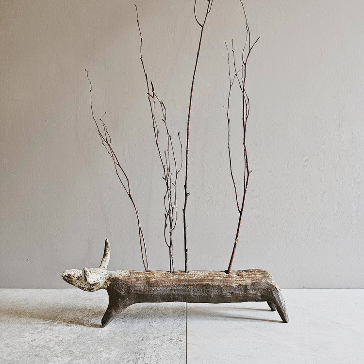 Animale / grès nero e smalti ossidati (Copia)